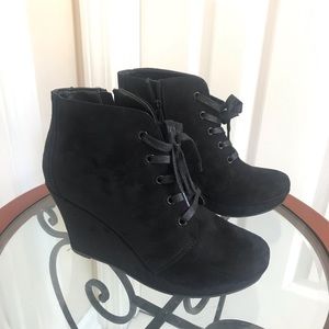 Rampage wedge boot heels